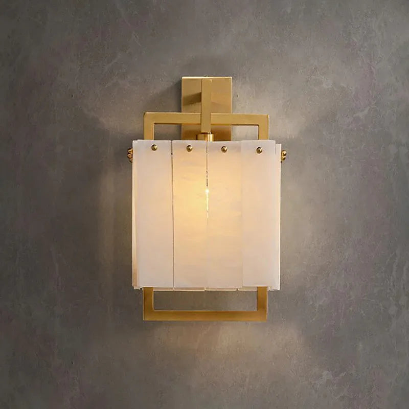 Alabaster Rectangular Wall Lamp - view 3