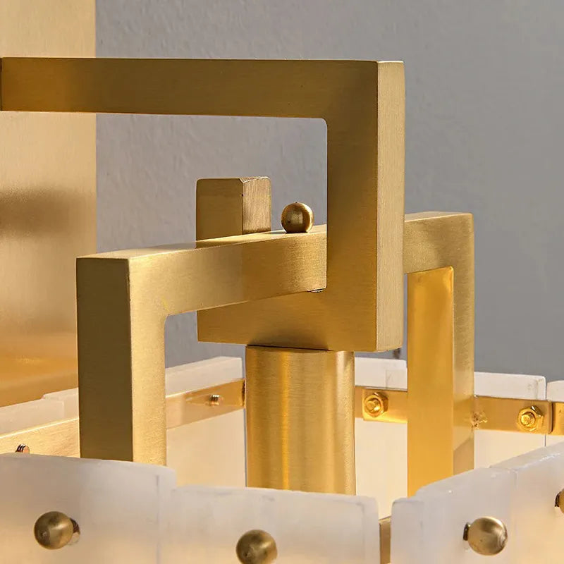 Alabaster Rectangular Wall Lamp - view 8