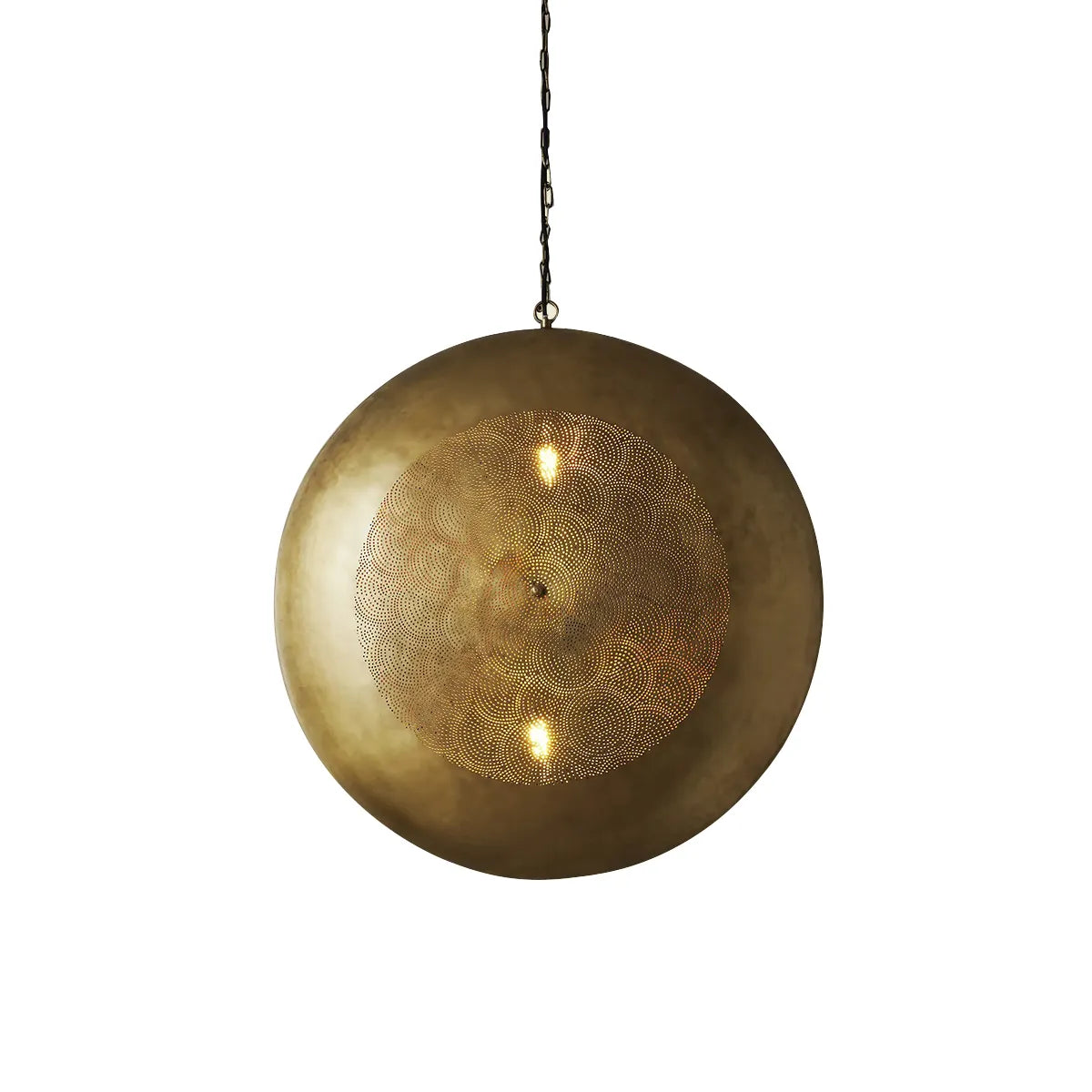 Astrid Circle Pendant Circular Iron Frame Finished - view 4