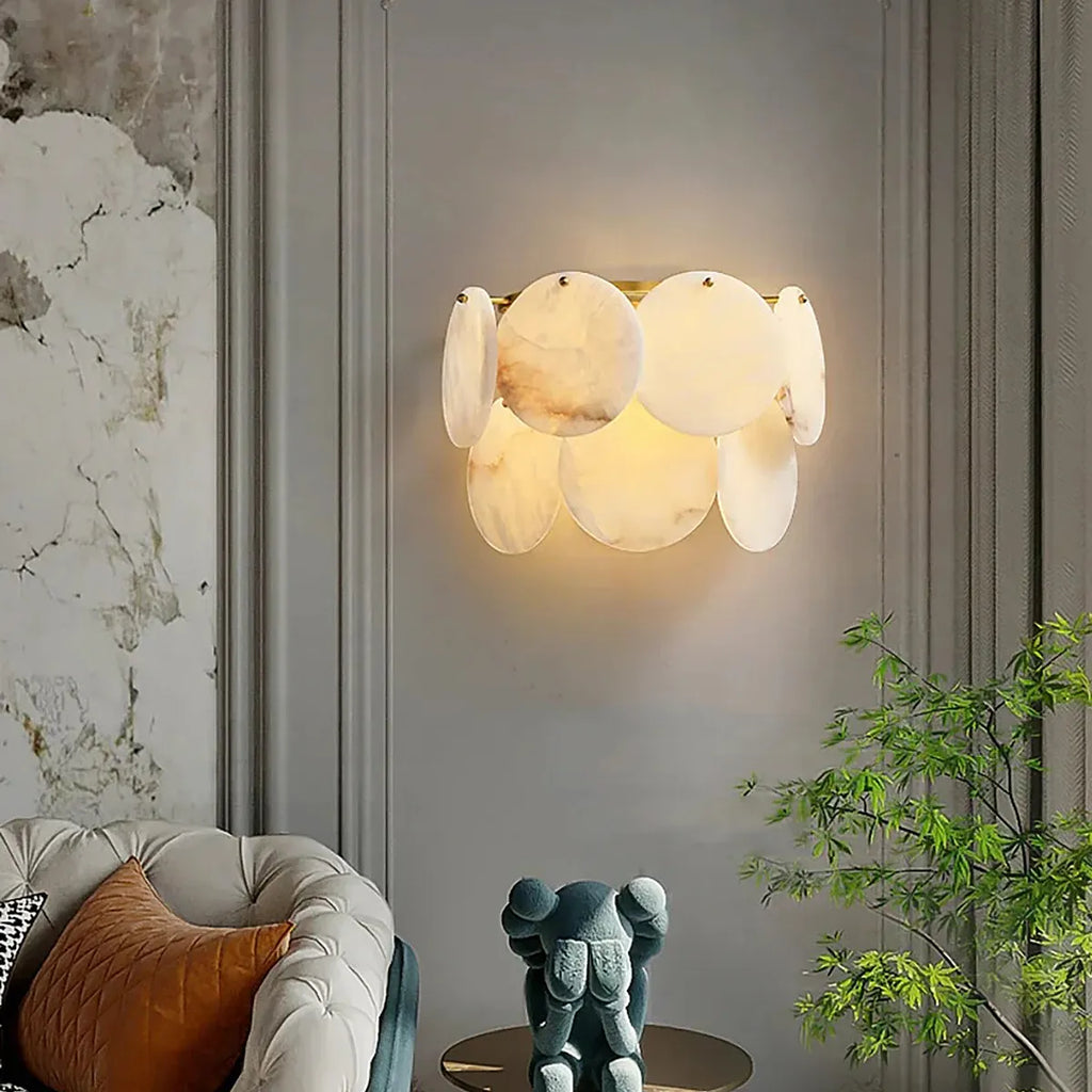 Round Alabaster Wall Lamp - view 4