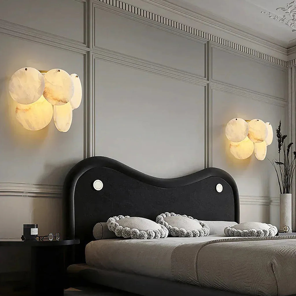 Round Alabaster Wall Lamp - view 5