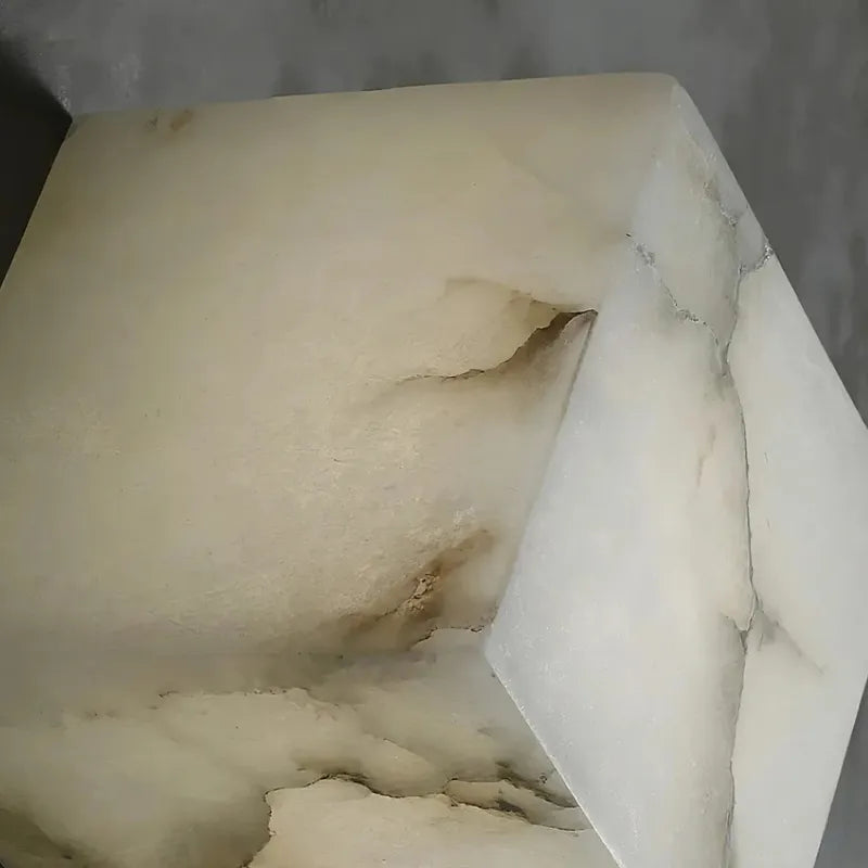 Square Alabaster Wall Sconce - view 6