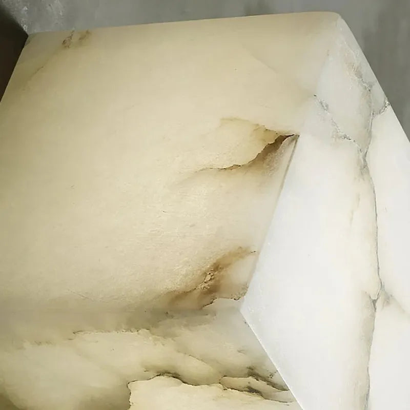 Square Alabaster Wall Sconce - view 7