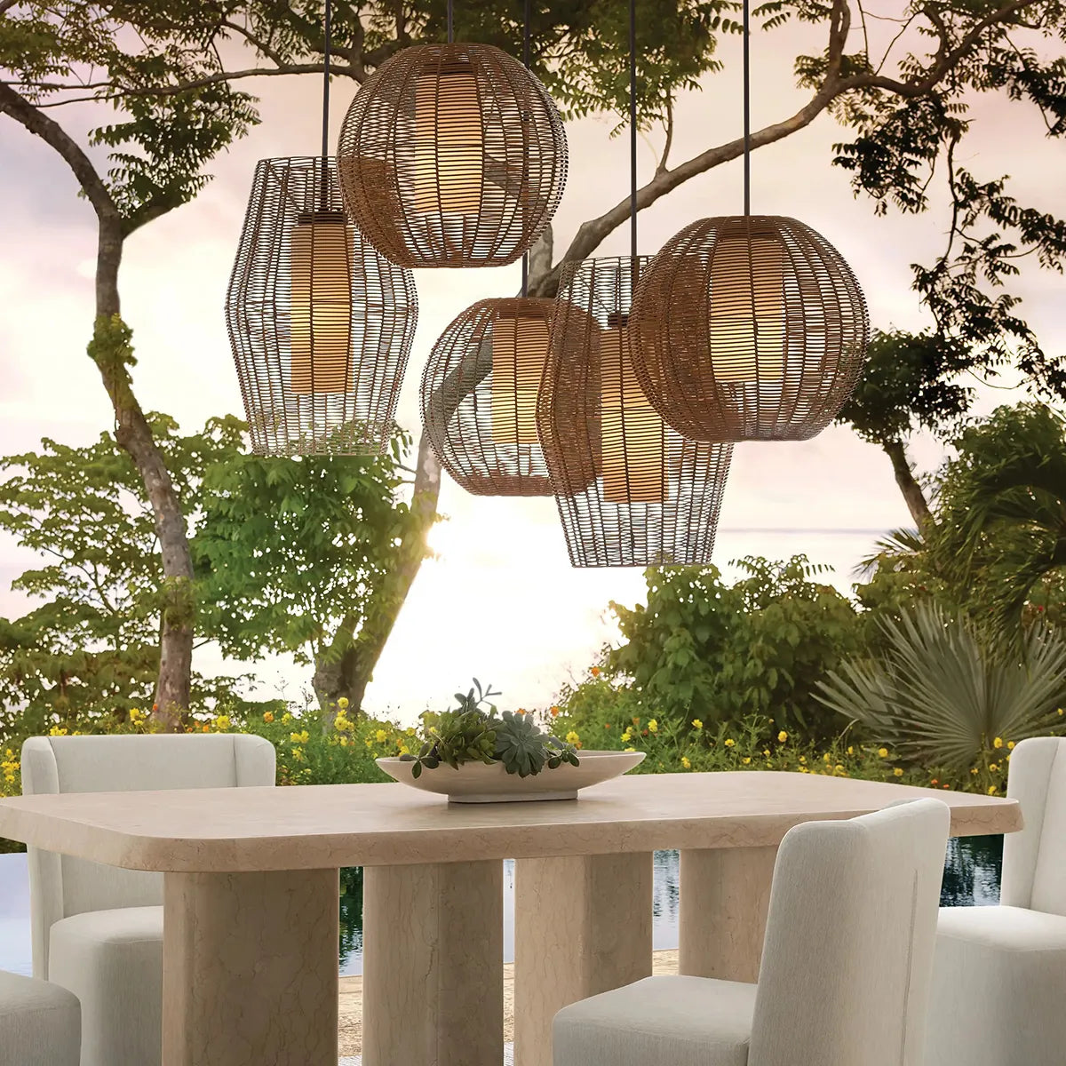 Cohen Globe Outdoor Pendant - view 3