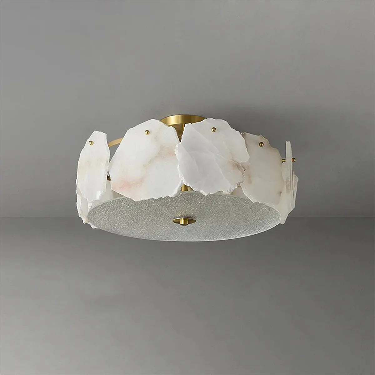Alabaster Artze Ceiling Fixture - view 2