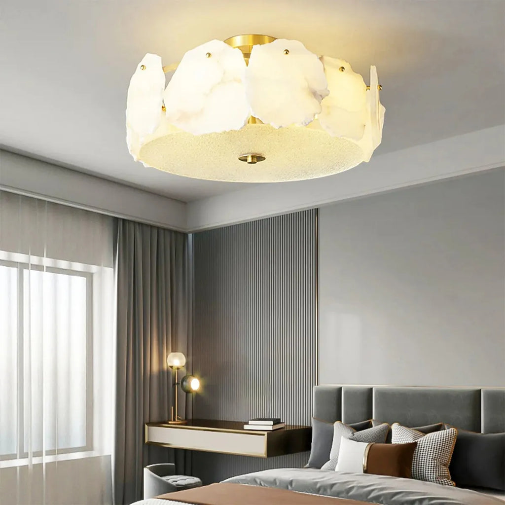 Alabaster Artze Ceiling Fixture - view 4