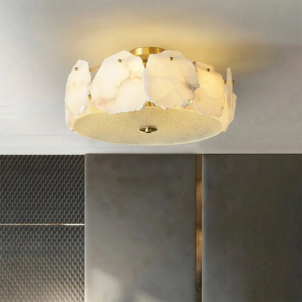 Alabaster Artze Ceiling Fixture - view 5