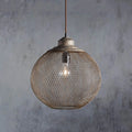 Lanister Mesh Pendant Lamp - industrial-inspired pendant light - view 1