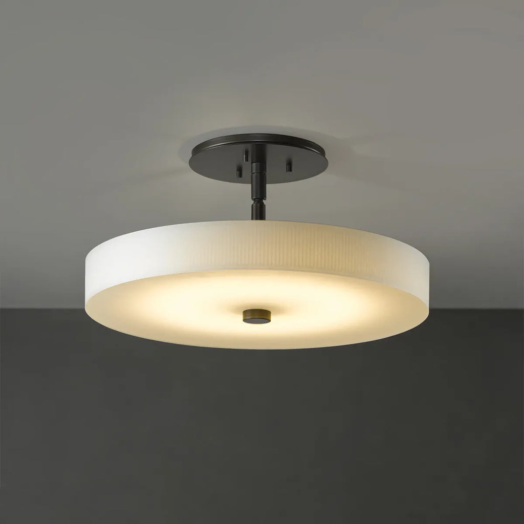 Disq LED Semi-Flushmount Ceiling Light - view 1