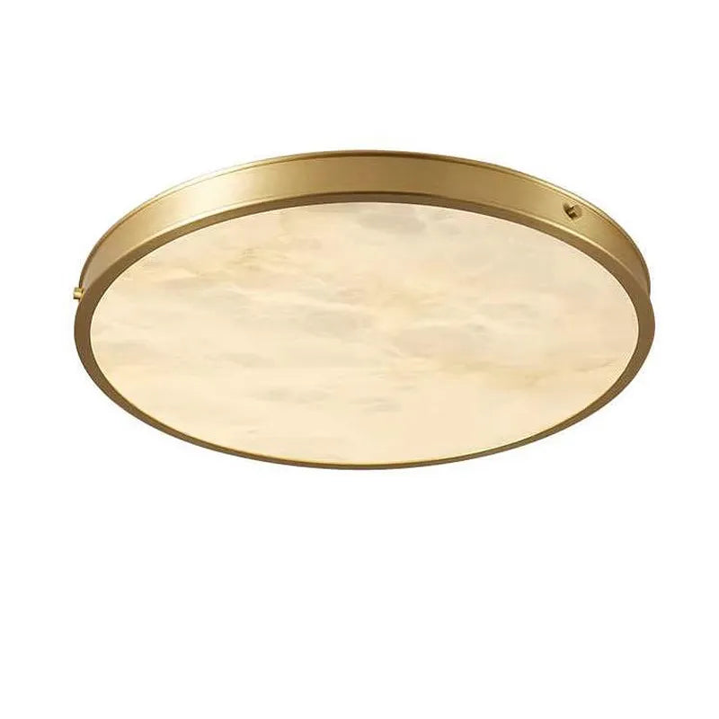 Alabaster Round Flushmount Ceiling Light - view 6