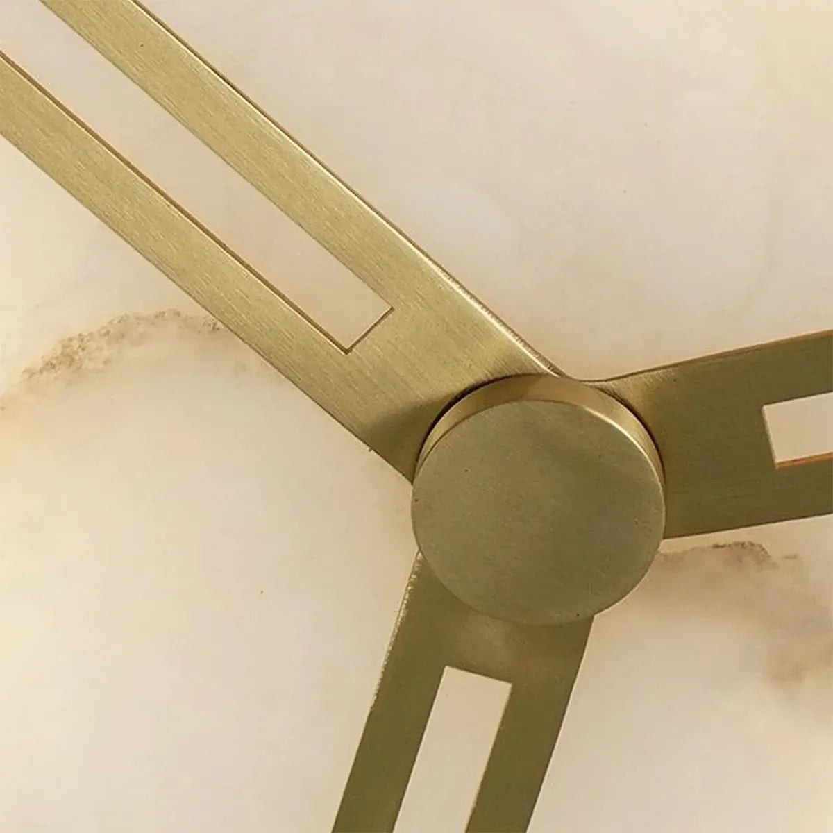 Copper Alabaster Modern Flush Mount Ceiling Light - view 7