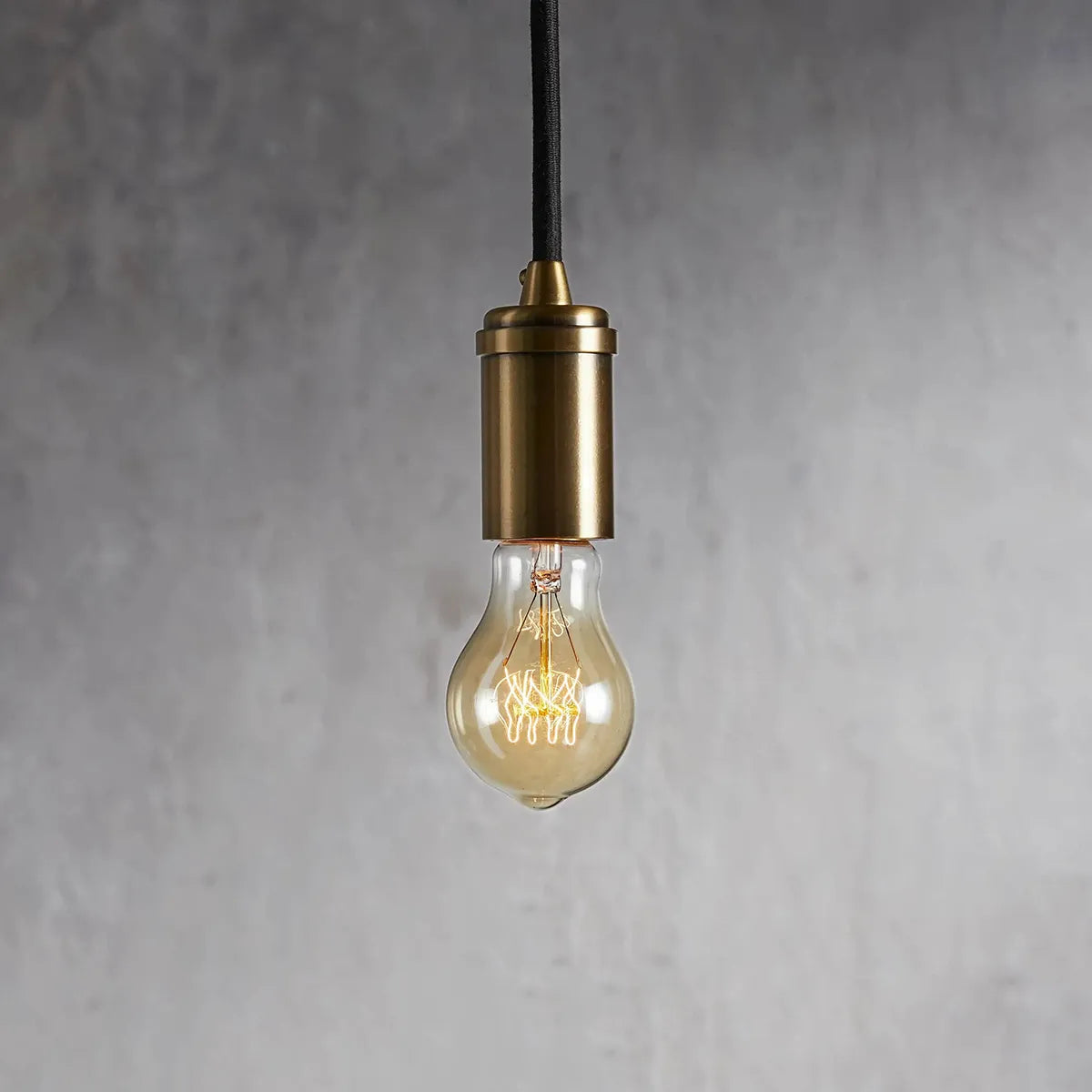 Ohlson Brass Swag Pendant - view 1