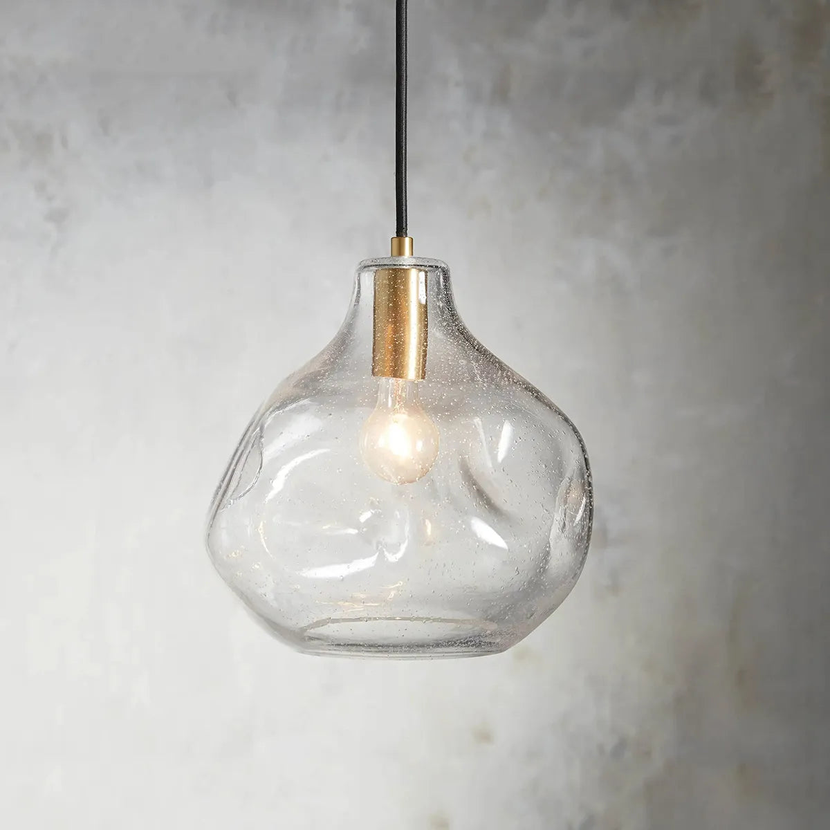 Organic 12" Pendant – Handcrafted Natural Style Ceiling Fixture - view 1