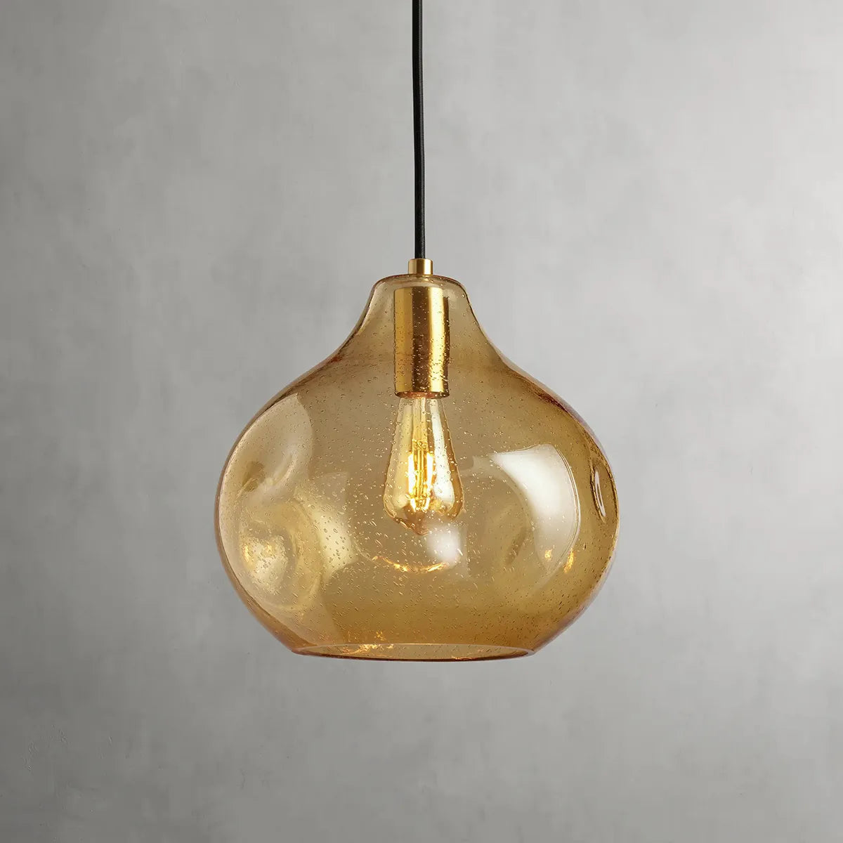 Organic 12" Pendant – Handcrafted Natural Style Ceiling Fixture - view 10