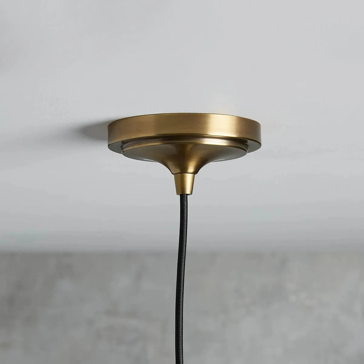 Recycled Metal Dome Pendant - view 7