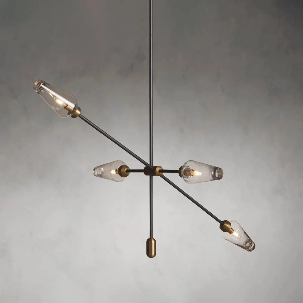 Arrow Bronze Chandelier - view 1