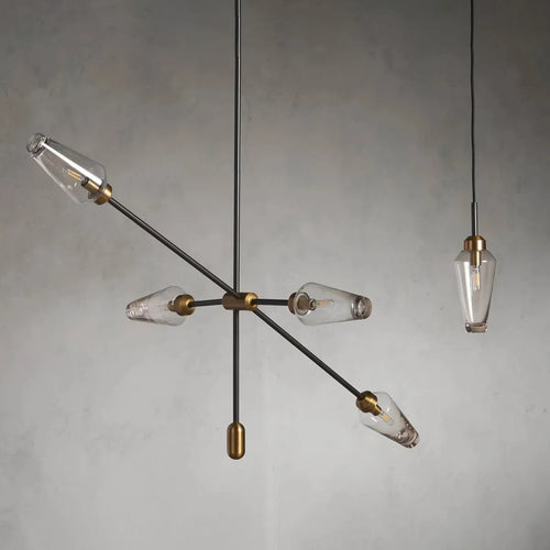 Arrow Bronze Chandelier - view 2