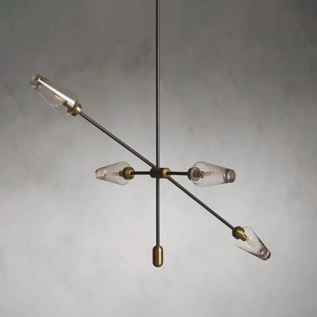 Arrow Bronze Chandelier - view 4
