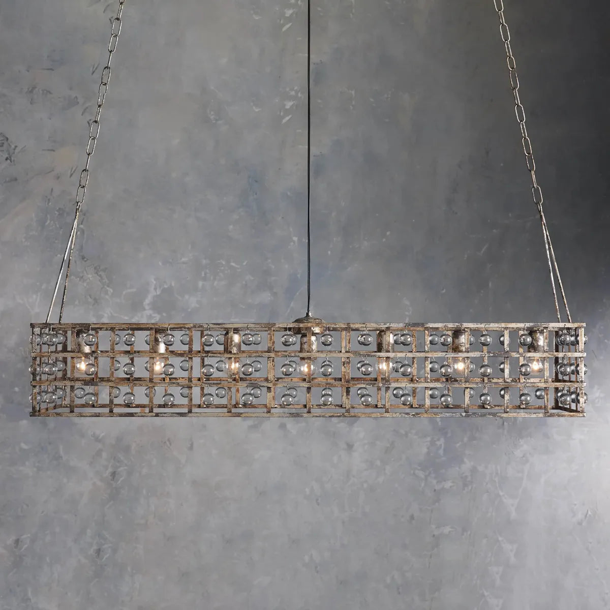 La Cage Rectangular Chandelier - view 1