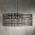 La Cage 8 Light Chandelier in Bronze - view 1