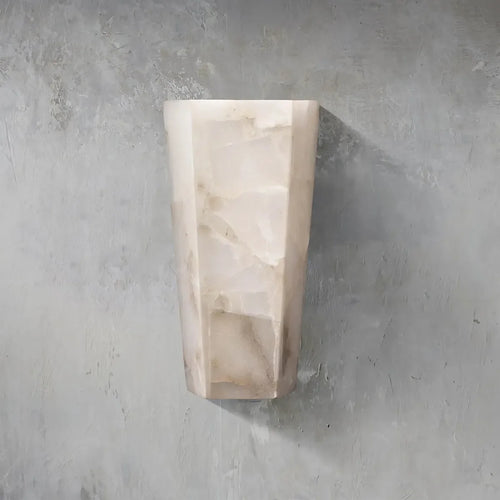 Alabaster Hexagonal Sconce - view 1