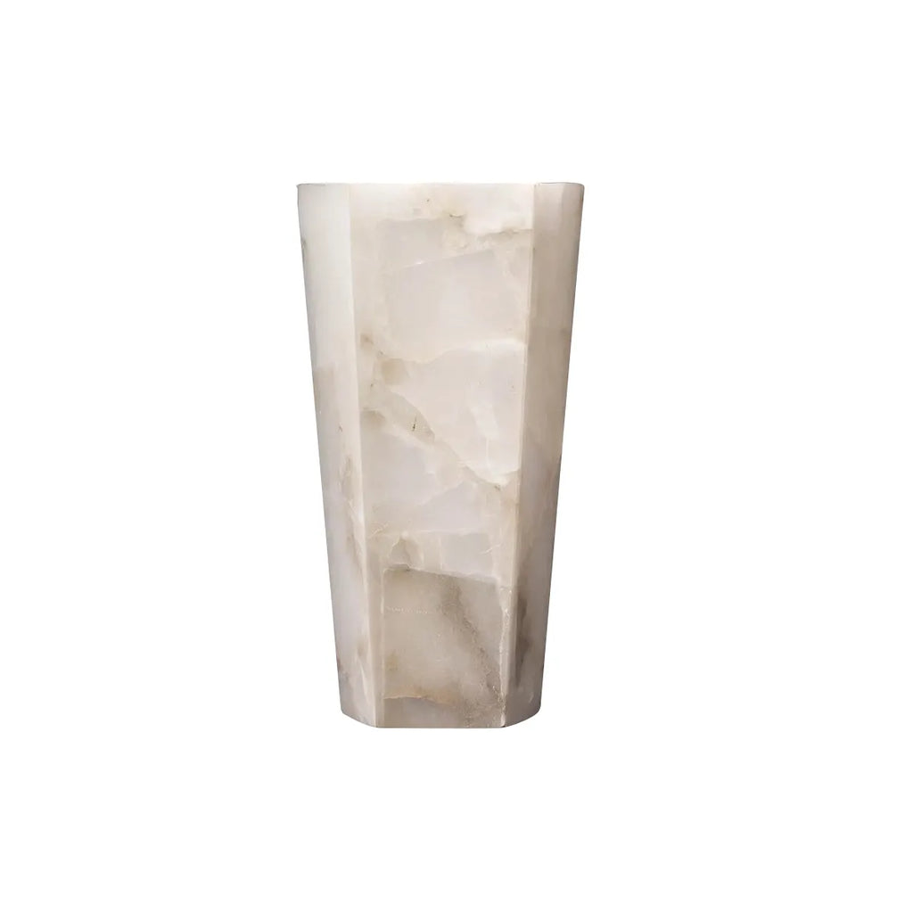 Alabaster Hexagonal Sconce - view 3