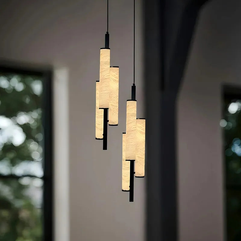 Triplet Black Modern Pendant Light - view 2