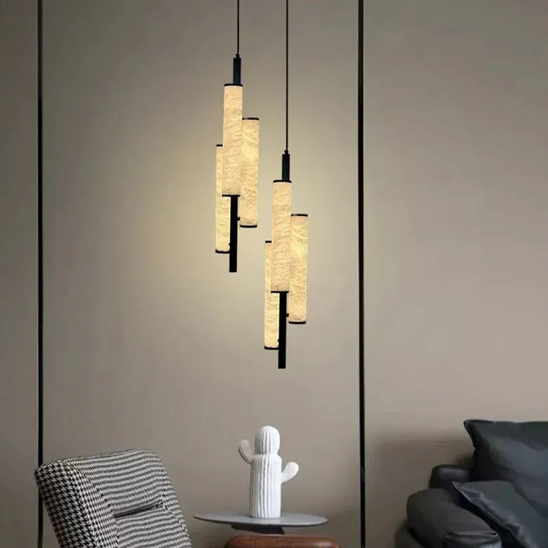 Triplet Black Modern Pendant Light - view 5