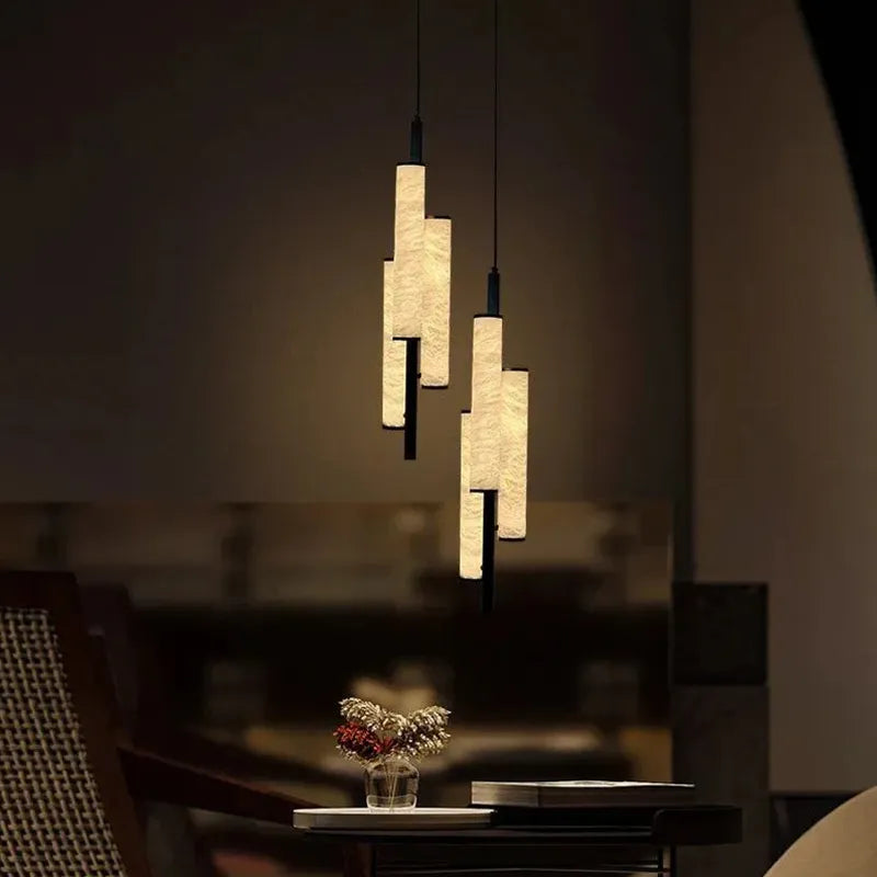 Triplet Black Modern Pendant Light - view 7
