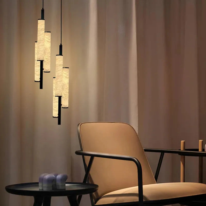 Triplet Black Modern Pendant Light - view 8