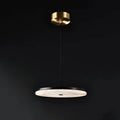 Disc Alabaster Pendant Light – Modern Ceiling Fixture - view 3