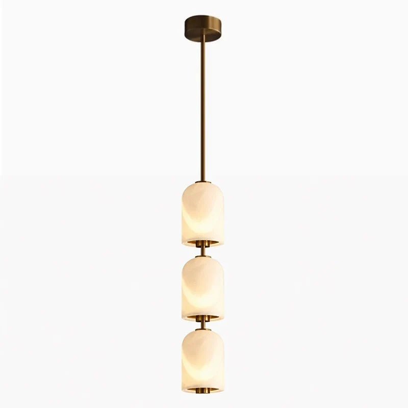 Alabaster Triple Pendant Light - view 7