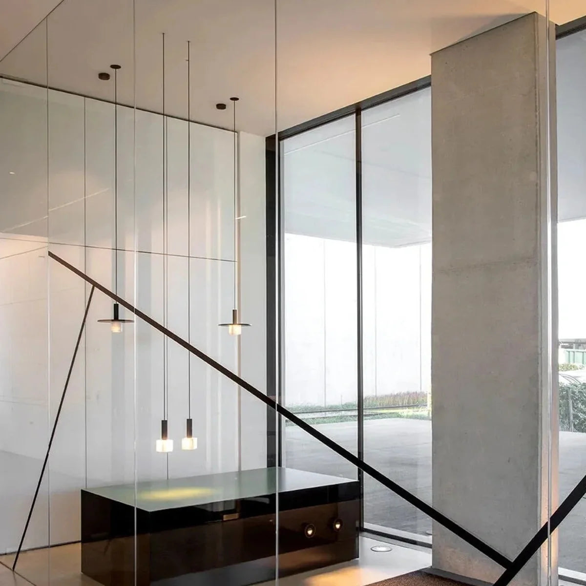 Oran Alabaster Stone Minimalist Pendant Light - view 3