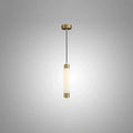 Alabaster Cylindrical Single Pendant - view 7