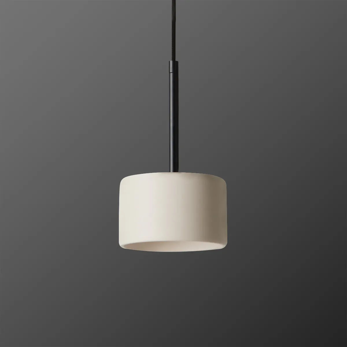 Alabaster Single Natural Stone Pendant Light - view 1
