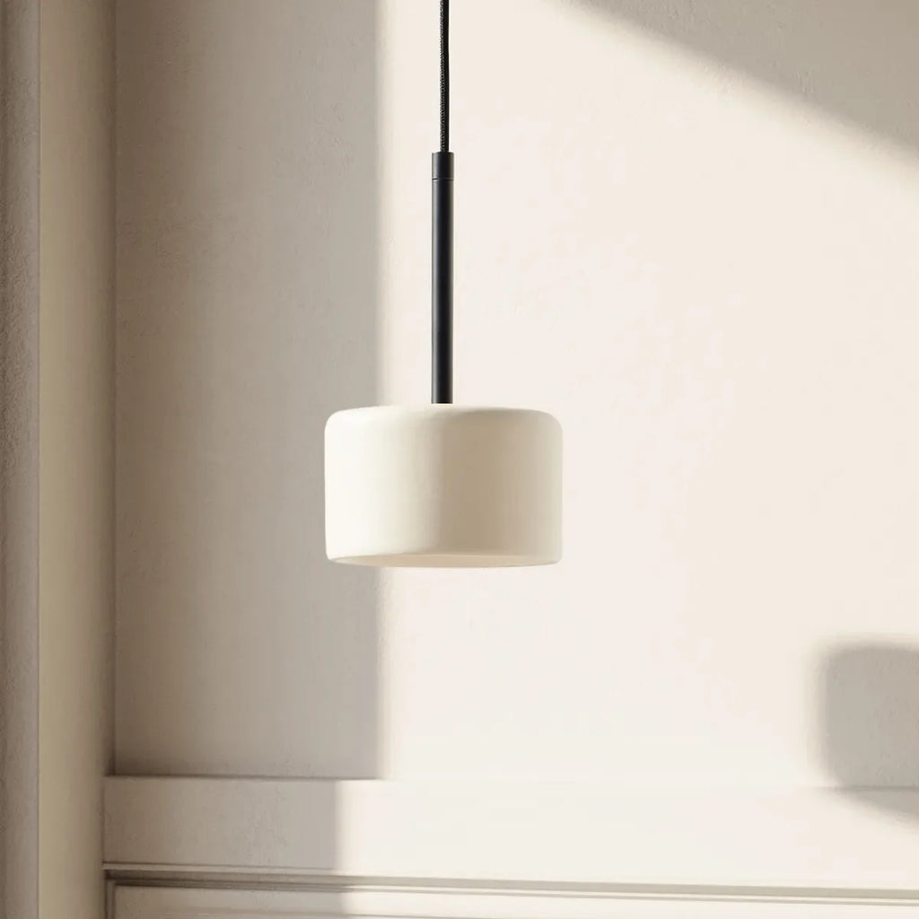 Alabaster Single Natural Stone Pendant Light - view 3