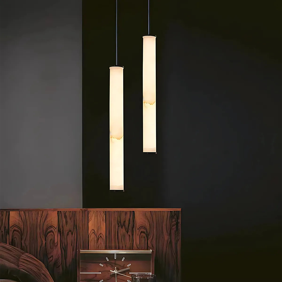 Cylindra Slim Linear LED Hanging Pendant Lamp - view 3