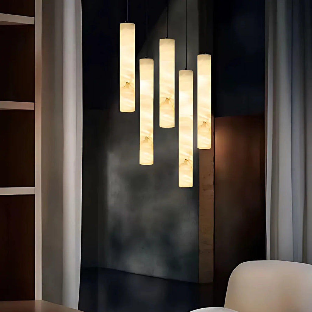 Cylindra Slim Linear LED Hanging Pendant Lamp - view 5