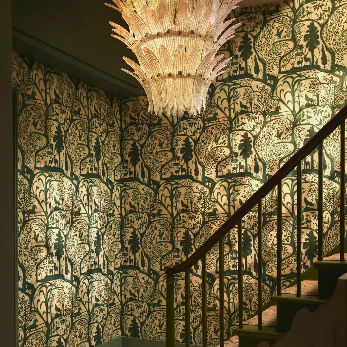 Treviso Chandelier Pink - Blush Multi-Arm Ceiling Light - view 2