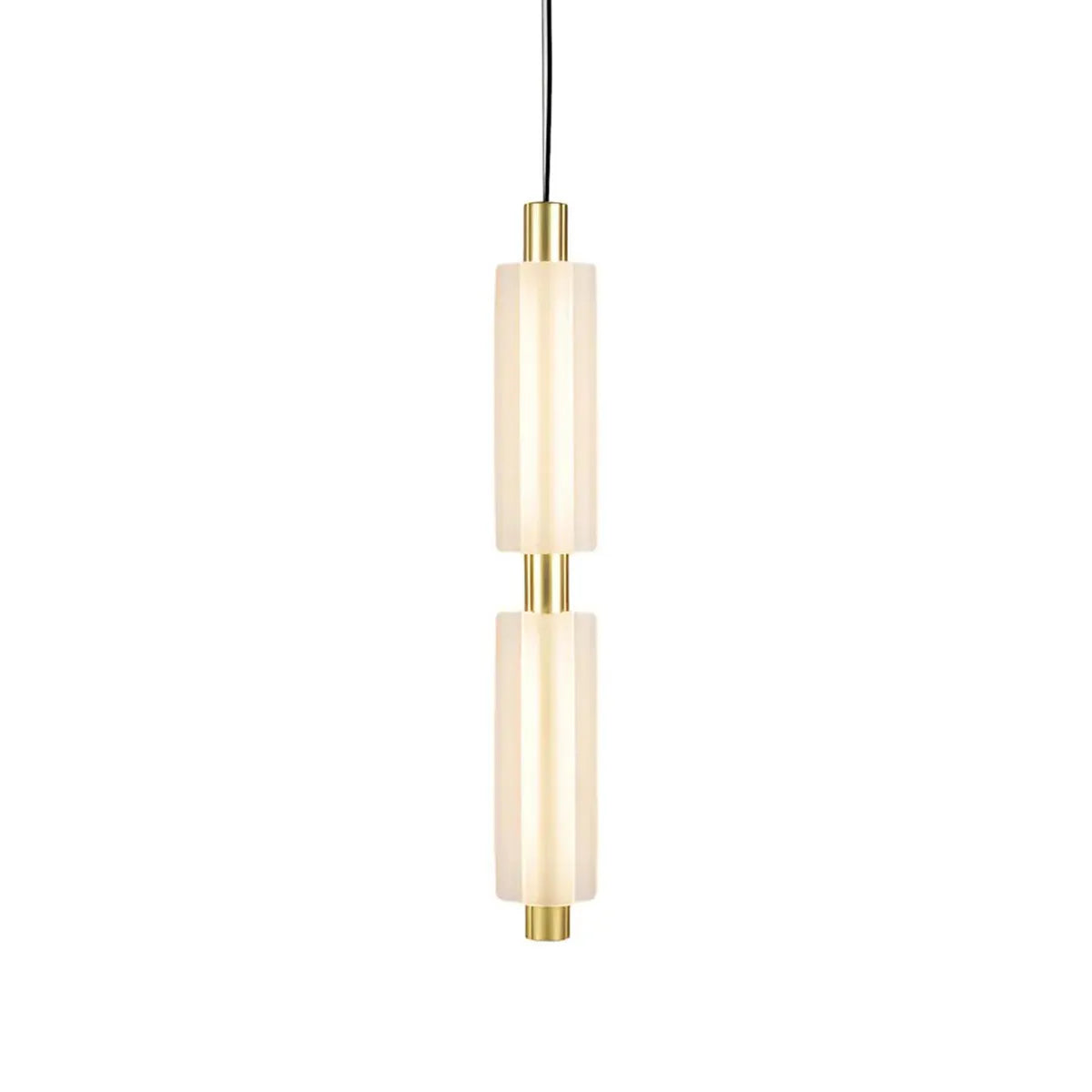 Cylindrical LED Alabaster Pendant Lamp - view 10