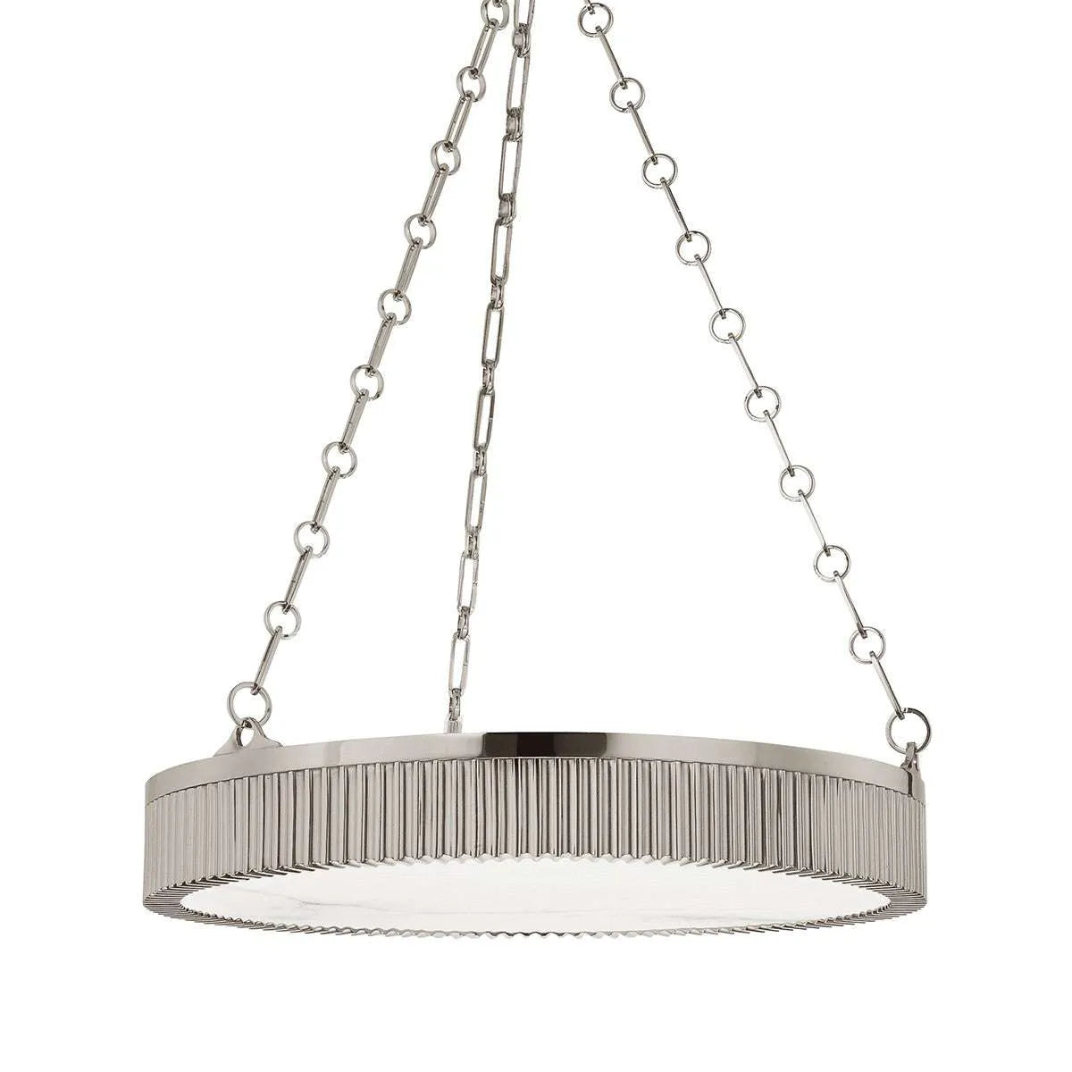 Alden Alabaster Disc Chandelier Statement Light - view 4