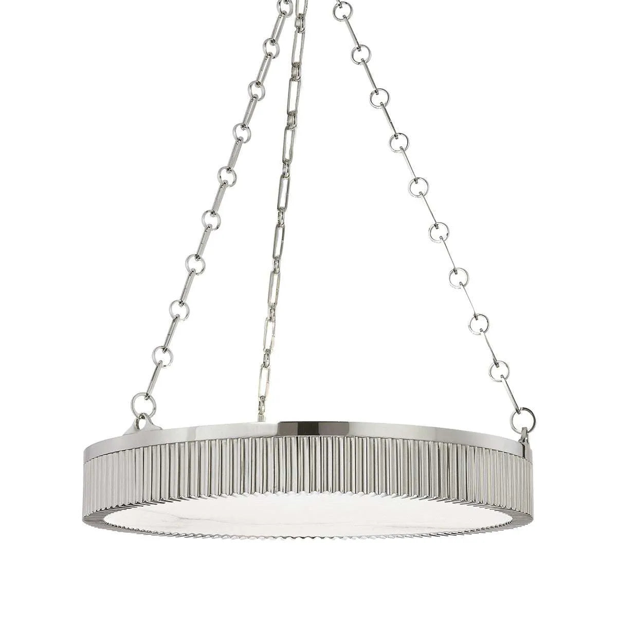 Alden Alabaster Disc Chandelier Statement Light - view 6