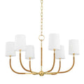 Webson Linen Drum Chandelier - view 1