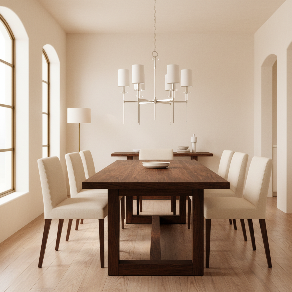 Polished Nickel Glass Chandelier - view 3