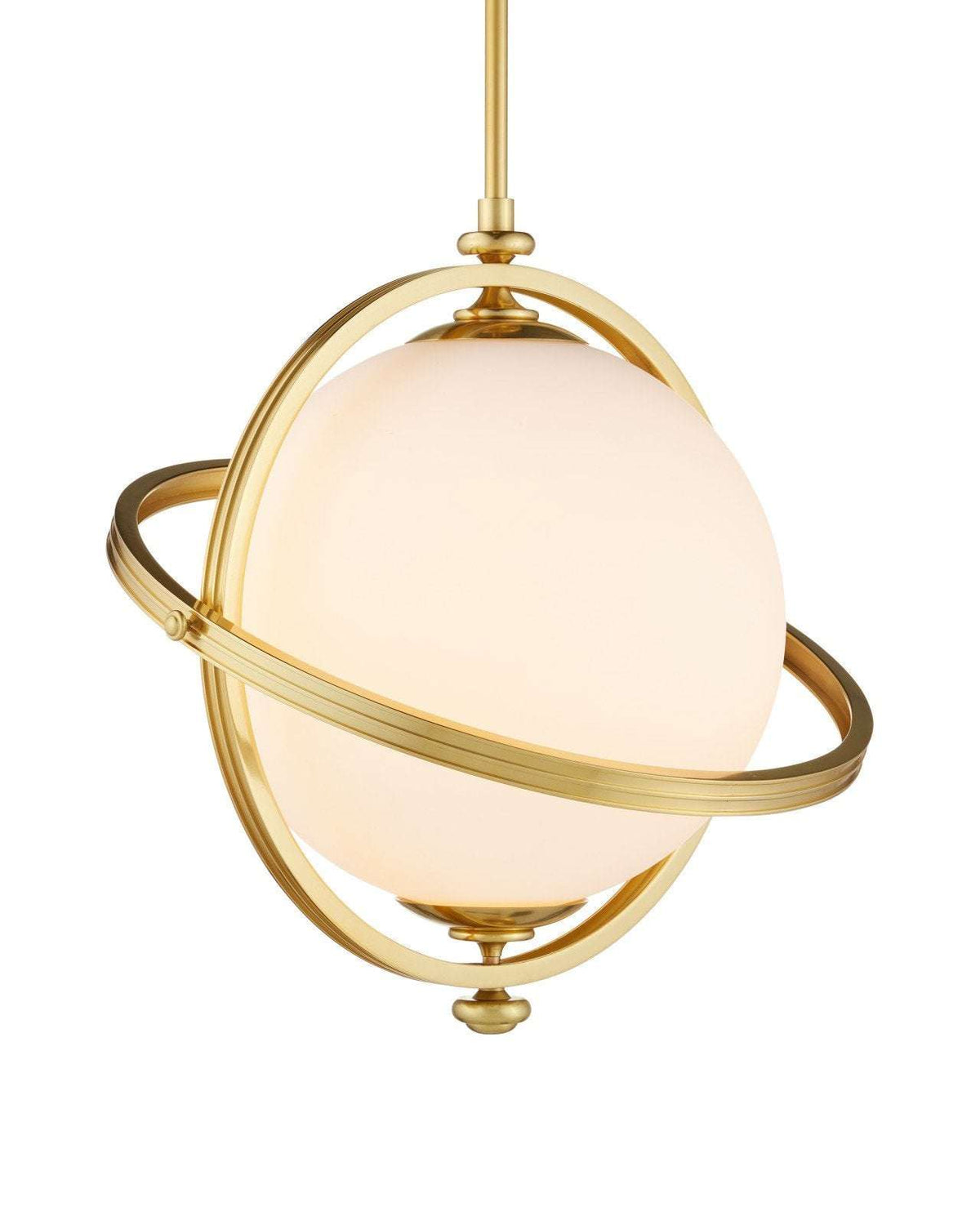 Modern Ring Globe Pendant - view 1