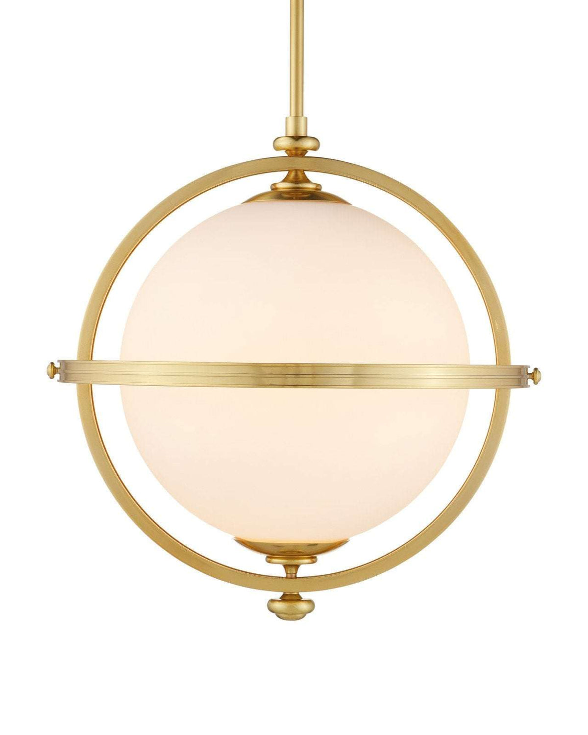 Modern Ring Globe Pendant - view 3