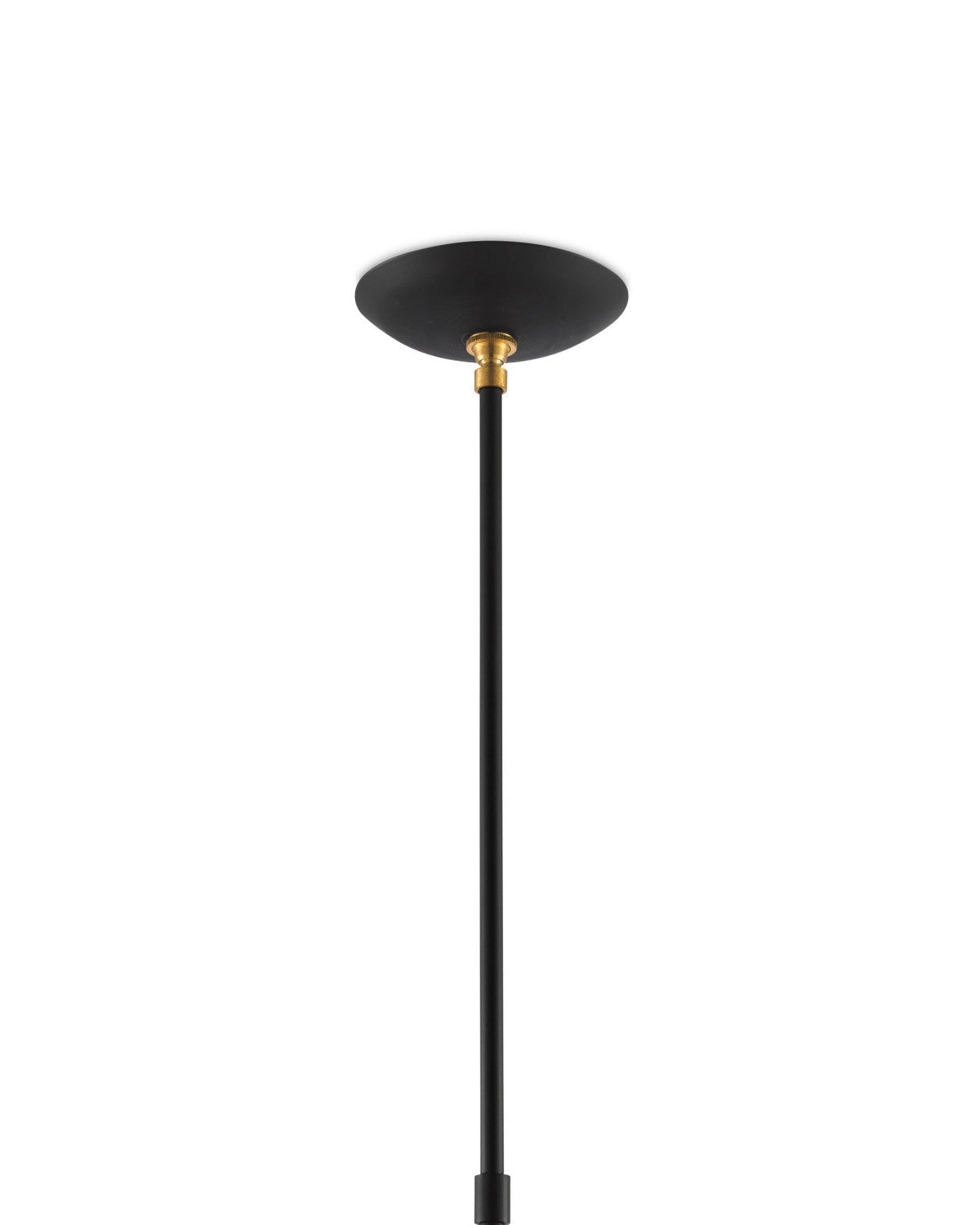 Black and Gold Dome Pendant Light – Modern Hanging Ceiling Light - view 3