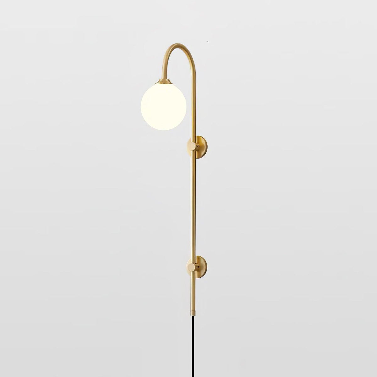 Aurelia Globe Plug-In Vintage Wall Sconce - view 11
