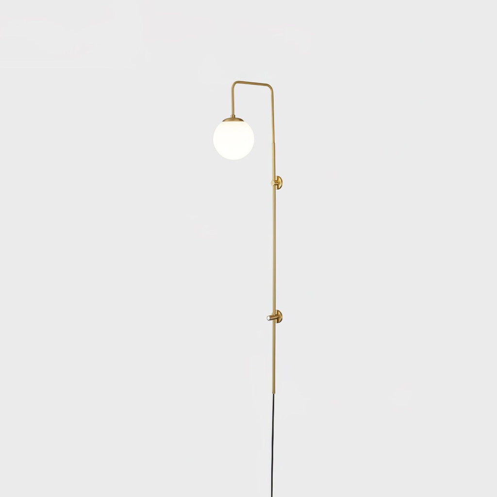 Aurelia Globe Plug-In Vintage Wall Sconce - view 13