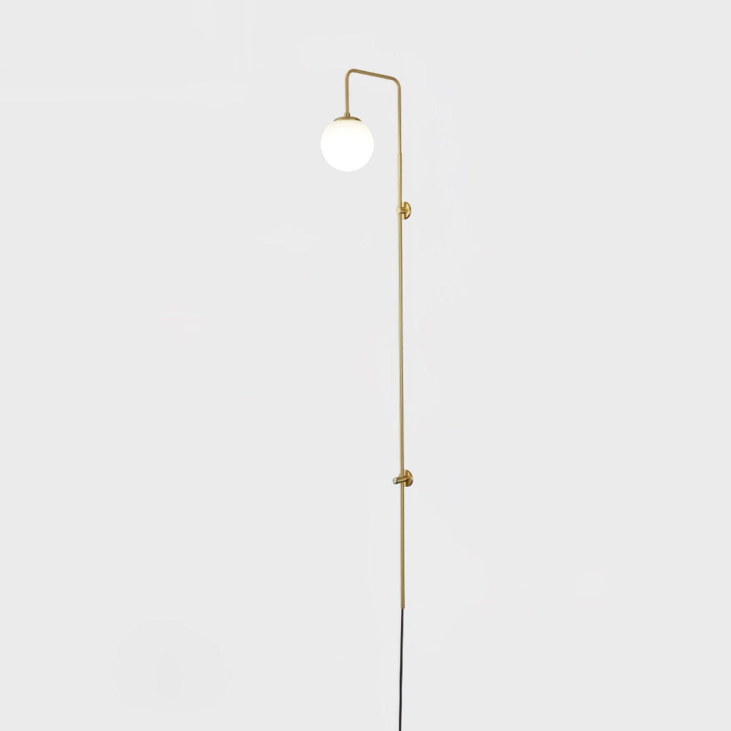 Aurelia Globe Plug-In Vintage Wall Sconce - view 14